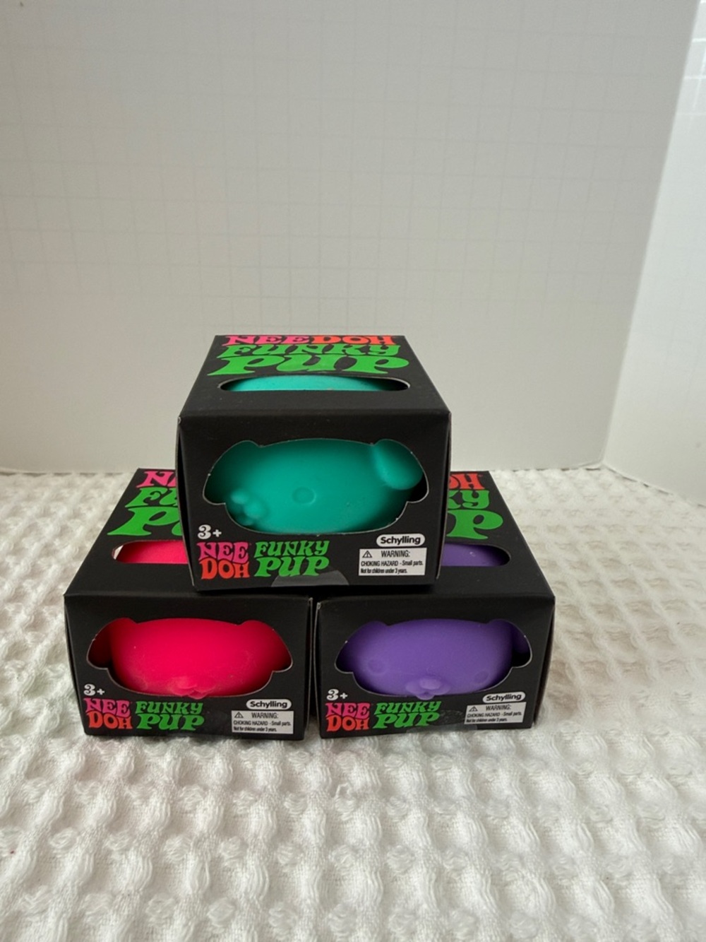 Schylling NeeDoh Funky Pup Squeeze Toy - Teal